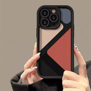 Лестничный зебра полосатый клетчатый рисунок подходит для iPhone15promax Apple 14 чехол для телефона 13 анти-падение 12 мягкий чехол 11