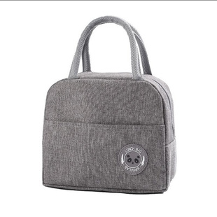 Little Bear Label Thermal Insulation Bag for Office workers with rice handbag for students portable lunch bag thickened aluminum foil thermal insulation lunch box bag