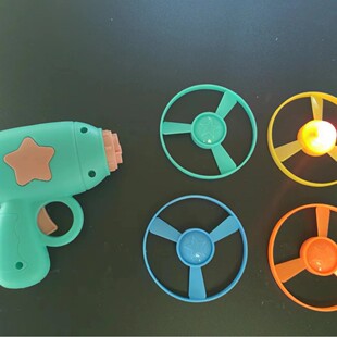 Stall supply glowing cable Frisbee flash aircraft large Frisbee night market glowing small toys.