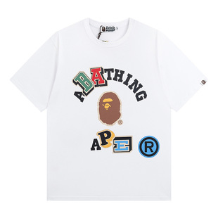 BAPE fashion brand new ape head joint short sleeve classic camouflage cartoon T-shirt men's couple women's half sleeve short t