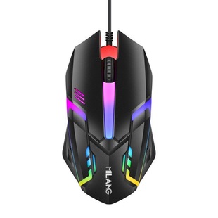 Mi Lang M3 Luminous Mouse Factory Проводная игровая светящаяся мышь для киберспорта Красочный дыхательный свет USB-игра Специальное предложение