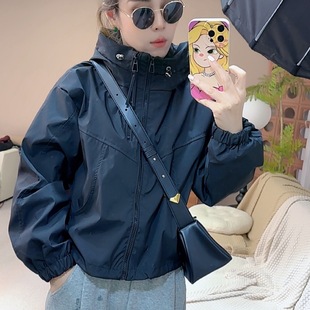 Anzai Private Clothing Double-layer Rustic Clothes Women's Spring and Autumn Short Jacket Sports 2025 New Western Style Jacket Women's Upper