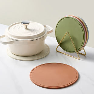 Meelyhome Silicone Insulation Mat Anti-Scalding Dining Table Mat Coaster Bowl Mat Dish Mat Placemat Casserole Mat High Temperature Resistance