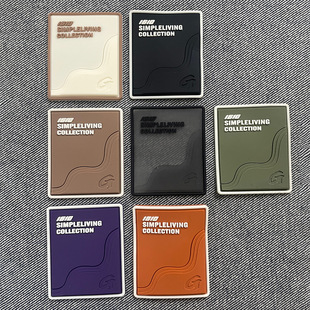 PVC plastic drop trademark shoes and hats fashion brand label printing jewelry patch silicone stickers clothing accessories clothing accessories 2024