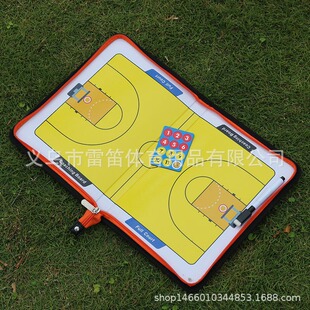 Leather Magnetic Folding Basketball Tactical Board Basketball Game Command Coach Teaching Special Pen Erasable Writing