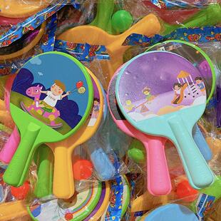Children's table tennis racket plastic toys parent-child outdoor suit pairs of rackets double competitive wholesale ring fair