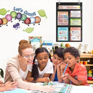 Classroom Communication Pocket Chart No Card Preschool Bulletin Board Decoration Read All About My Chart Classroom Table