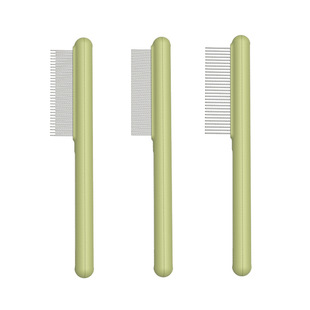 Explosions pet comb comb long and short needle pet beauty open knot comb cat stainless steel comb in stock supply