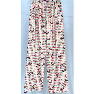 Korean Style New Cartoon Pajama Pants Women's Loose Spring and Autumn Summer Casual Home Wearing Air Conditioning Printed Trousers