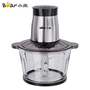 Bear meat grinder QSJ-D03W5 household 2 liter capacity electric meat and vegetable trap machine mixing cooking Glass Bowl