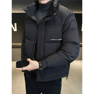 Lightweight Down Jacket Men's Winter New Casual Fashionable High-Level Cold-proof Clothing Windproof Thickened Men's Jacket