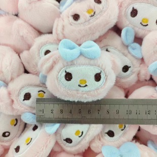 Creative cartoon plush cute doll Sanrio melody jade dog diy brooch hair clip accessories wholesale factory
