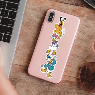50 Cartoon Mickey Mouse Mickey Graffiti Stickers Decorative Guitar Luggage DIY Waterproof Stickers Cross Border Wholesale
