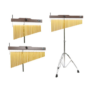 Sound beam 25 sound tree accompaniment sound curtain playing wind chime percussion row chime 36 sound wind chime plating legs bracket