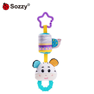 Подвесная кроватка Sozzy для новорожденного От 0 до 1 года Детская плюшевая Успокаивающая машина подвесная погремушка детская коляска кулон колокольчики игрушка