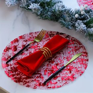 Одноразовые позолоченные столовые коврики для трансграничных столовых ковриков для пятно/можно изготовить позолоченные столовые флаги для трансграничных поставок электронной коммерции