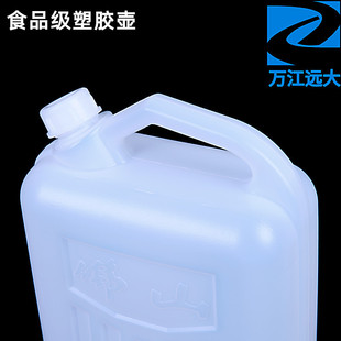 Factory brand new wholesale food grade 2.5 liter plastic jug hip flask 5L plastic kettle plastic bucket chemical bucket
