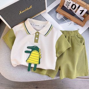 Little Boys' Suit Summer Baby One-year-old Dress Men's Spring and Autumn 2-week Grab Clothes Baby Children's Birthday Gentleman's suit