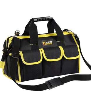 Tesleopard Portable Tool Bag Wear-resistant Non-slip Multi-functional Large Capacity Electro Bag Storage Household Tools