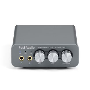 FosiAudio K5PRO ЦАП усилитель для наушников компьютер внешняя звуковая карта настольный игровой усилитель декодирования