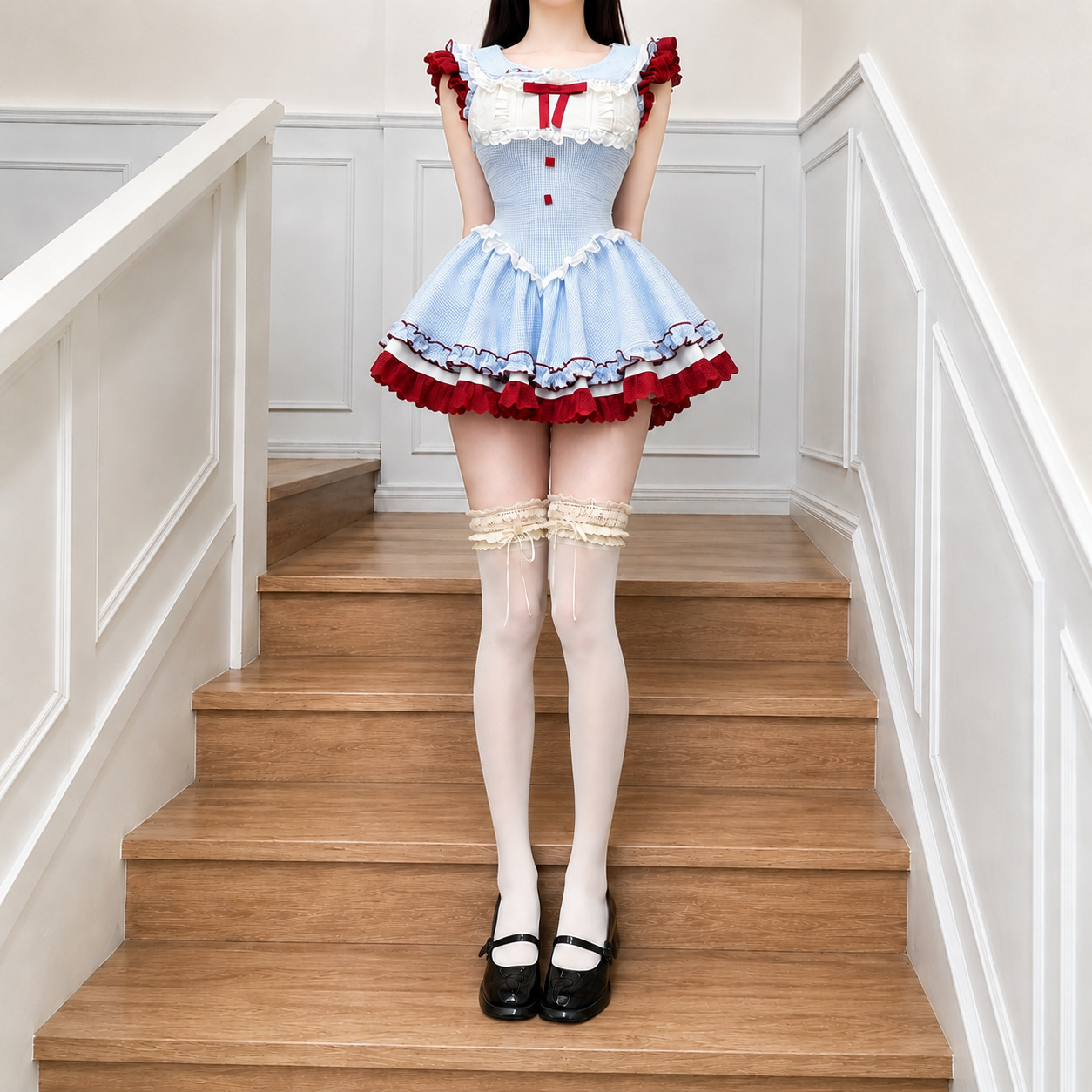 Lolita Lace Ballet Style Socks Spring and Summer Thin Japanese Jk Over-The-Knee Socks Velvet Pure Desire Mary Jane Stockings