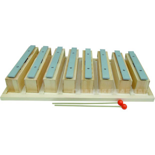 Aluminum large single Eight tone brick sound brick large tone block aluminum plate eight tone brick school teaching standard musical instrument