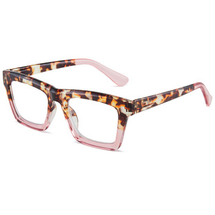 Amazon cross-border new box anti-blue reading glasses European and American fashion comfortable spring leg eye protection old glasses