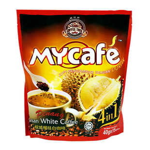 Coffee Tree White Coffee Malaysia Imported Durian White Coffee 600g Bagged Espresso Powder Instant