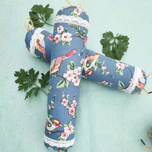 Factory wholesale coarse wormwood cervical pillow large thick cylindrical wormwood pillow round cervical protection single pillow
