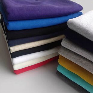 Cotton Small Terry Sweatshirt Spring & Fall Sportswear Knitted Fabric 190-260g Pure Cotton Sweatshirt Casual Wear Fabric