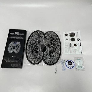 Foot massage pad instrument remote control EMS pulse acupuncture point Meridian home foot massage machine foot massage foot pad massager