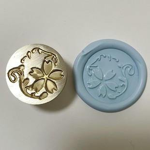 Огненная краска головка печати Студент DIY ручной счет декоративной печати Европейский винтажный конверт Огненная краска восковая печать медная головка