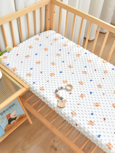 Newborn baby autumn and winter thickened bedspread baby soothing bean velvet mattress cover kindergarten children bedspread bedspread