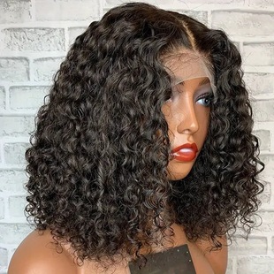 European and American wigs cross-border black winding tube small curly hair foreign trade cross-border African hot lace chemical fiber headgear