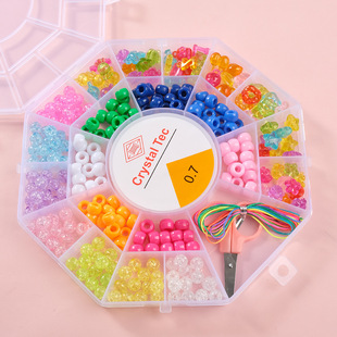 New children handmade beaded girl diy bracelet puzzle creative jewelry material necklace bracelet beads wholesale
