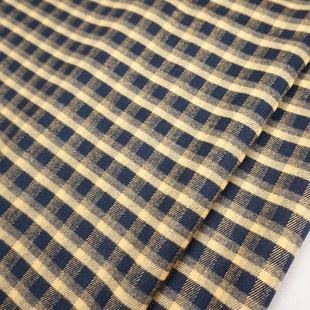 In Stock Korean Small Suit Plaid Fabric Overalls Uniform Skirt Fabric Autumn and Winter Thickened Sanding Yaded Fabric