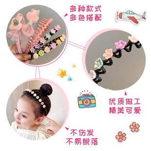 Children's headband headband little girl anti-slip pressure hairpin headdress cute baby broken hair finishing hair accessories girl hairpin
