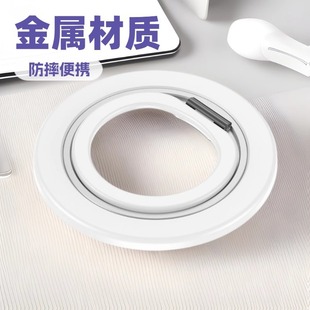 New Magsafe lazy desktop magnetic finger ring bracket 360 degree foldable rotatable metal magnetic bracket