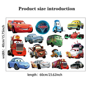 Cross-border foreign trade new mind secret service team children's room wall stickers 3d broken wall wall decoration wall stickers bedroom stickers