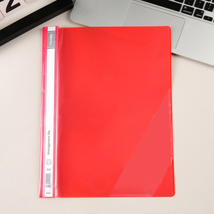 Tranbo/Full Standard Cross-Border Binding Clip Pp Loose-Leaf Punched Binding Report Simple Clip Information File Folder