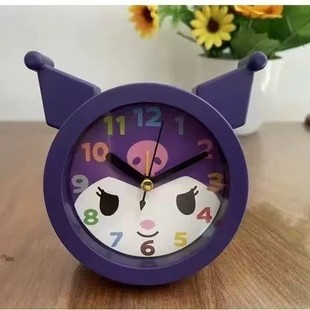 Foreign Trade Cross-border Stitch Modeling Alarm Clock Bedroom Mute Clock Star Baby Stitch Desktop Clock Ornaments