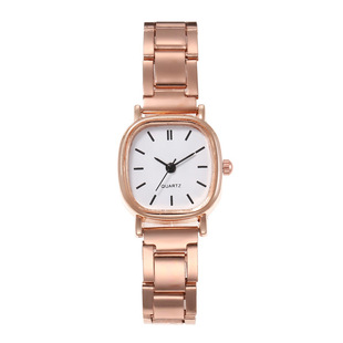 Fashion Square Junior Senior high school Student Watch Women's Retro Small Simple Ins Style Women's Steel Band Quartz Wrist Watch