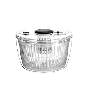 Yingran New Product Manual Press Fruit and Vegetable Transparent Dehydrator Household Kitchen Fruit Salad Water Dumping Dehydrator