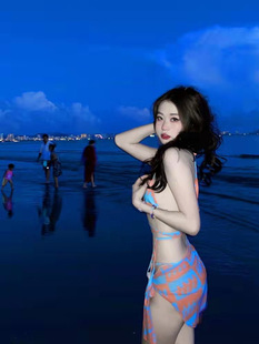 Swimsuit Women's 2022 New Hot Style ins Internet Popular Style Sexy Split European and American Spice Girls Bikini Hot Spring Swimsuit