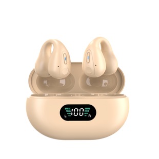 Новый TWS костная проводимость беспроводной Bluetooth зажим для наушников ухо Мини цифровой дисплей высокое качество звука Спорт истинное шумоподавление Bluetooth