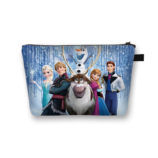 Frozen Cosmetic Bag Foldable Dumpling Bag Yuanbao Gift Bag Princess Aisha Storage Wash Bag Manufacturers