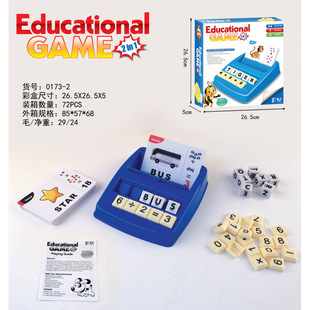 Английский Эрудит Boggle game Детский сад Английский Обучение Игрушки Сверкающие кости Найти Слова