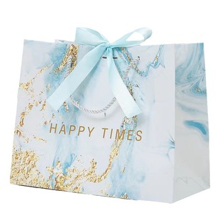 New gift bag Nordic style gift bag pink marble wedding candy bag hand gift birthday gift bag wholesale