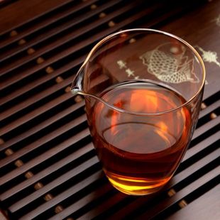 Single-layer borosilicate glass kung fu tea set transparent fair Cup household glass uniform Cup worry-free fair Cup Tea Sea