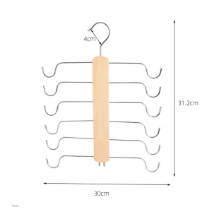 Multi-layer Underwear Camisole Storage Hanger Cross-border Hot-selling Solid Wood Combinable Multifunctional Bra Storage Hanging